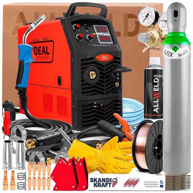 Svářečka Ideal Tecno Mig 255 230/400V 250A 4-VÁLCOVÉ Lutosvařování Igbt