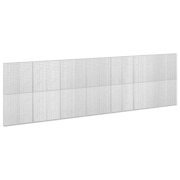 vidaXL Gabion s drátem 5 mm a síťkou 5x2,5 cm 700x10x200 cm
