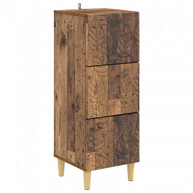 vidaXL Skříň se zásuvkami 33 x 34,5 x 90 cm Kompozitní dřevo