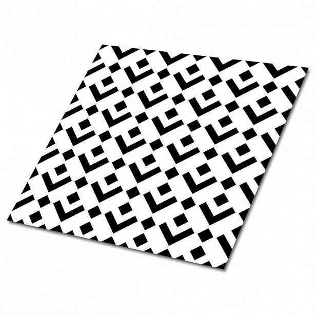 TULUP SAMOLEPICÍ OBKLADY NA STĚNU 9 ks 30x30 cm Geometrická abstrakce