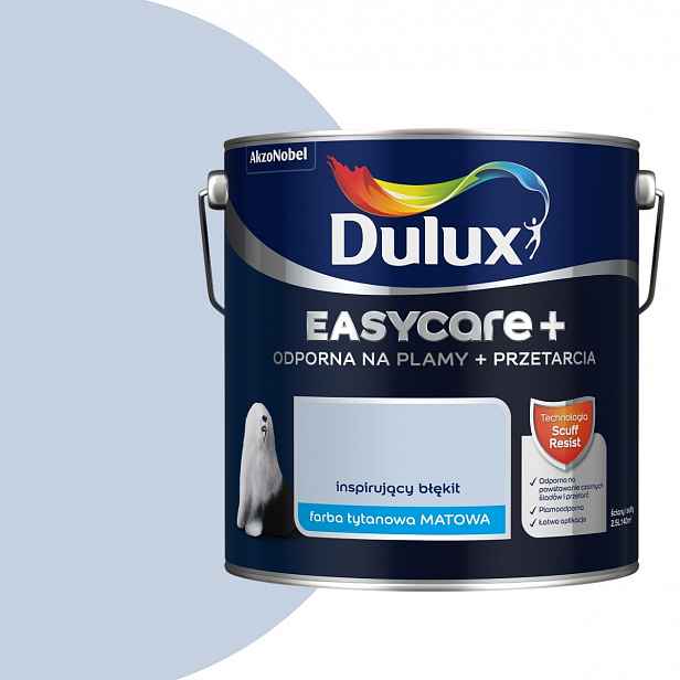 Dulux EasyCare Plus 2,5L Inspirující Světle Modrá