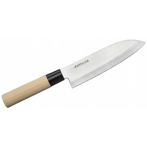 Nůž Santoku Satake Megumi 17 cm 420J2 japonský univerzální na zeleniny