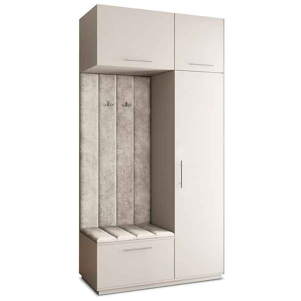MASSENO MODERNÍ PŘEDSÍŇOVÁ SKŘÍŇ REMA, 120/240/60 cm, kašmírová