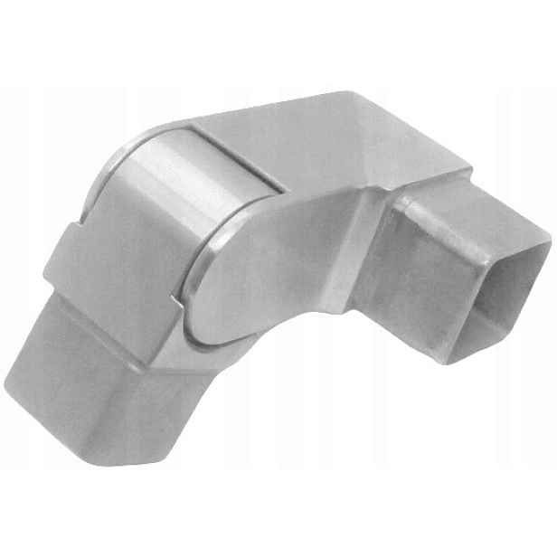Kloubový Roh 0°-70°, Pravý, Pro Profil 40x40 x 2 mm, Nerezový Brus