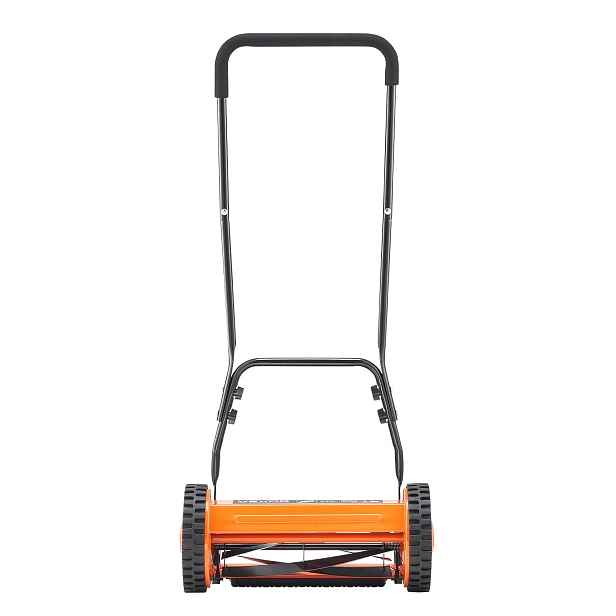 Ruční bubnová sekačka premium mechanická na trávník 5 čepelí koš 35 cm