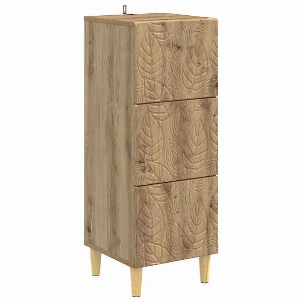 vidaXL Skříň se zásuvkami 33 x 34,5 x 90 cm Kompozitní dřevo