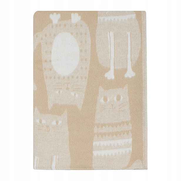 Přírodní Bavlněná deka 100% bavlna 100 x 140 cm Měkký Pléd Cozy Blankets