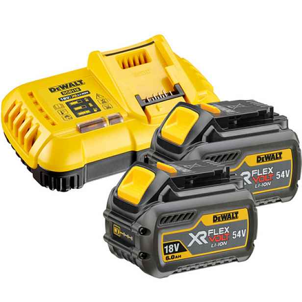 DeWalt DCB118T2 akumulátory 2x DCB546 nabíječka Xr DCB118 8A FlexVolt