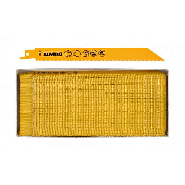 DeWALT - Sada pilových plátků na kov, délka 203 mm, 100 ks DT2323