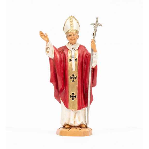 Figurka firmy FONTANINI-Svatý papež Jan Pavel II. Otec Svatý 23 cm výška
