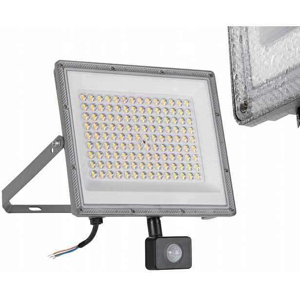 Led reflektor Acete 100W Cct Se Gr 50W s pohybovým senzorem Kanlux 38499