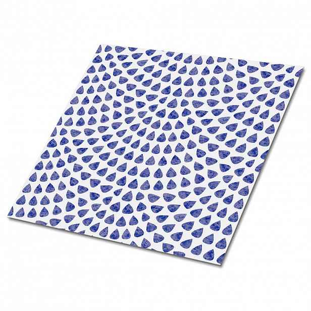 TULUP SAMOLEPICÍ OBKLADY NA STĚNU 9 ks 30x30 cm Kapky vody