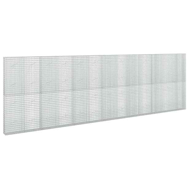 vidaXL Gabion s drátem 5 mm a síťkou 5x2,5 cm 650x20x200 cm