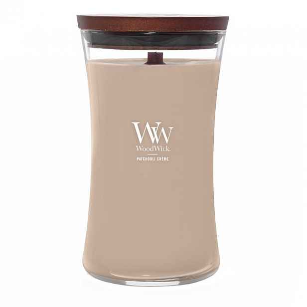 Woodwick Velká vonná svíčka Patchouli Creme 609 g jako Dárek