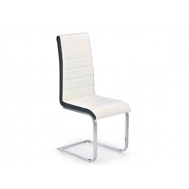 Židle bílo-černá