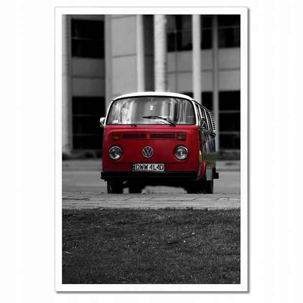 Plakáty v rámu 40x60 Červený Vw
