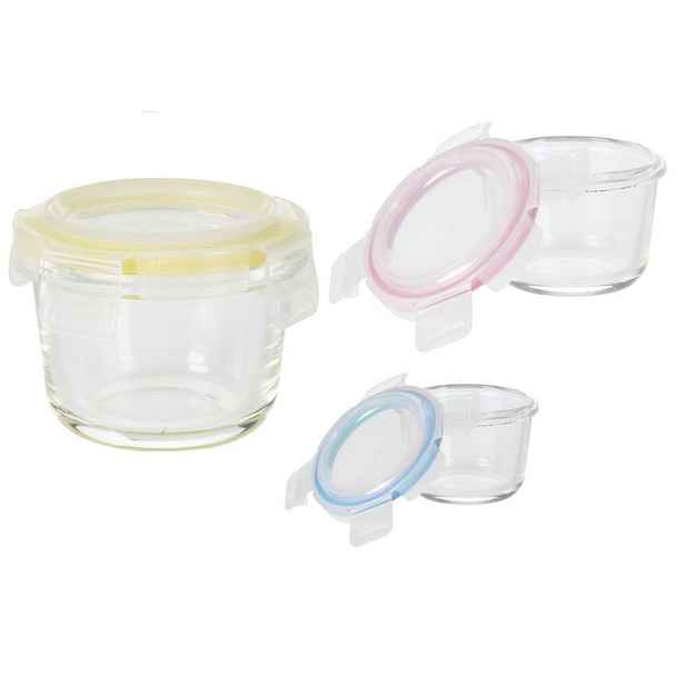 dóza 0,10l sklo+víčko plast, d7cm, v.6,5cm, nový typ