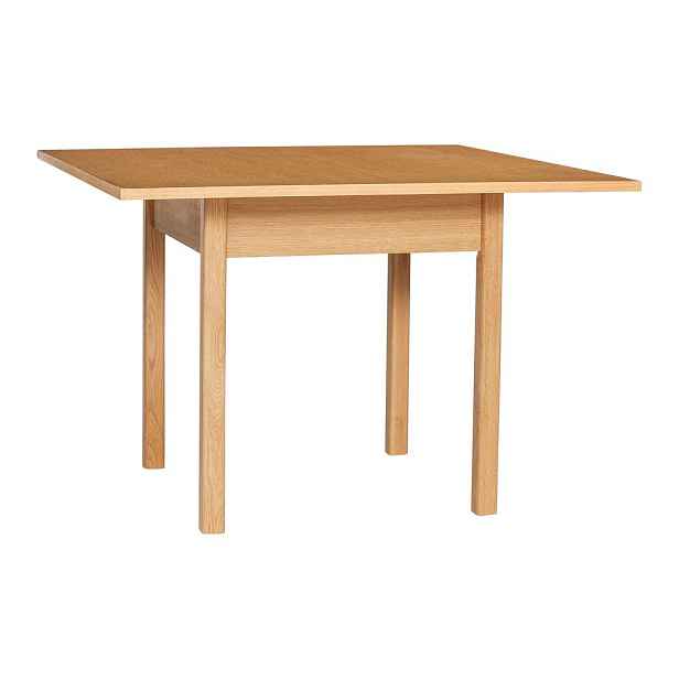 Jídelní stůl v dekoru dubu 110x110 cm Geo – Hübsch