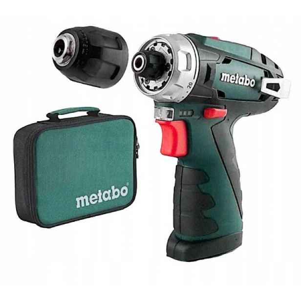 Metabo 600079840 Powermaxx Bs Basic Aku Aku Vrtačka 12V V Tašce, Holé Nářadí