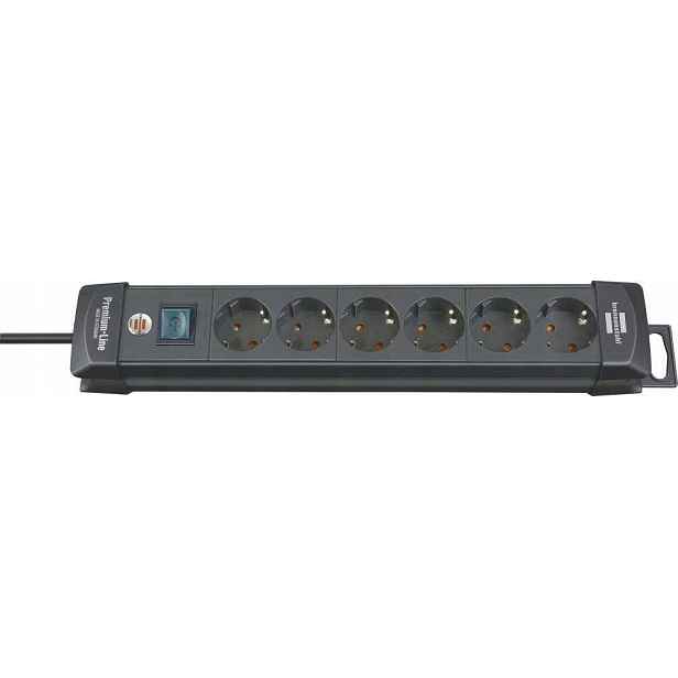 Napájecí lišta Premium6 zásuvek H05VV-F3G1,5 3 m
