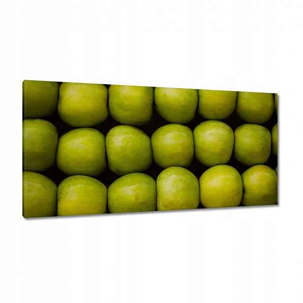 Obrazy 115x55 Zelené jablko Jablka