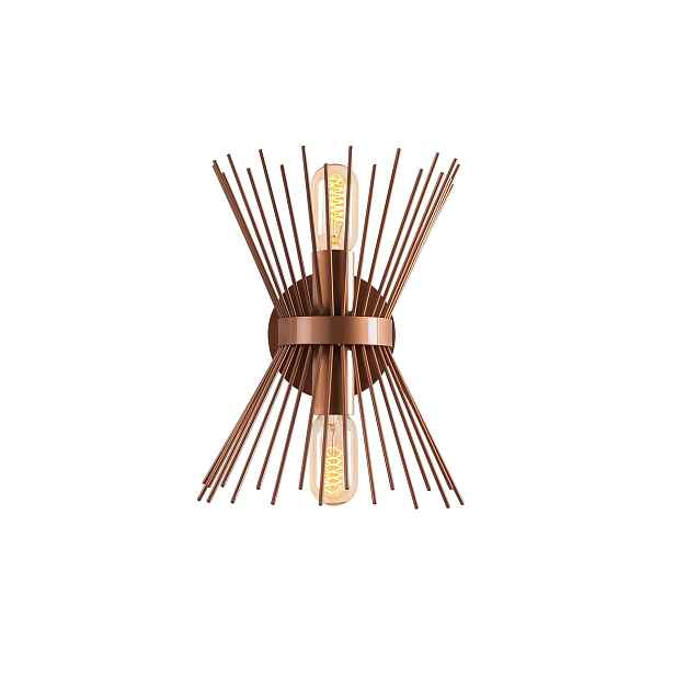 Opviq Nástěnná lampa Budle měděná