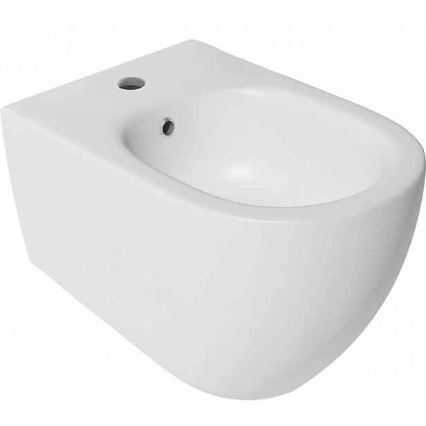 Sapho Infinity - Závěsný bidet, otvor pro baterii, matná bílá 10NF41001-2L