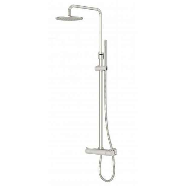 Steinberg 100 - Sprchový set s termostatem, průměr 20 cm, kartáčovaný nikl 100 2721 BN