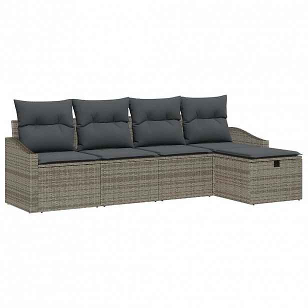 vidaXL Set pohovek 6 ks polyratan