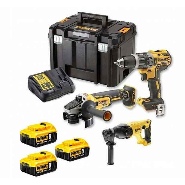 Dewalt sada Combo DCD796 DCG405 DCH133 3x5Ah