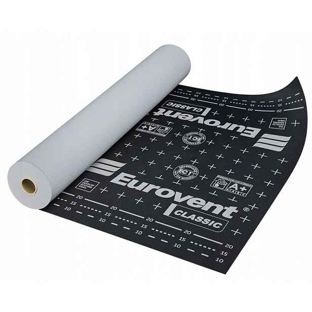 Membrána Eurovent Classic 120 g Silná Fólie Na Střechu 15 m²