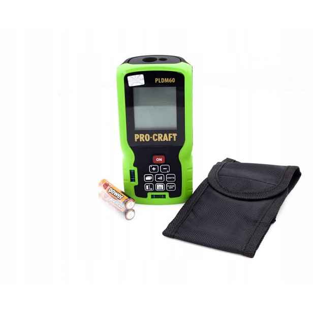 Procraft Laserový dálkoměr PLDM60 60 m