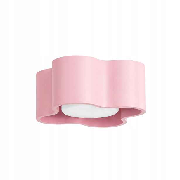 Sollux Lighting Ovio stropní spot růžový obláček 1xGX53 10W