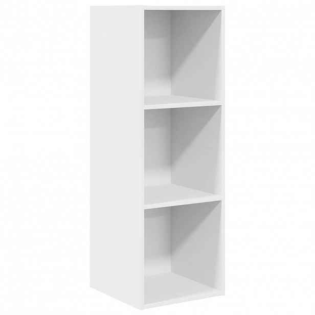 vidaXL Nástěnná TV skříňka bílá 37 x 37 x 107 cm dřevotříska