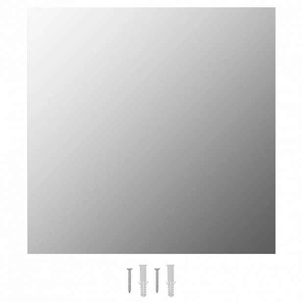 vidaXL Nástěnné zrcadlo 50 x 50 cm čtvercové sklo