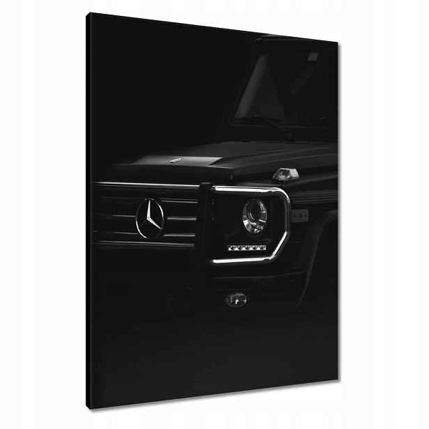 Obrazy 60x80 Mercedes černý terénní