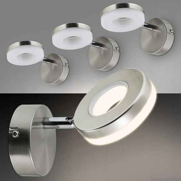 Kinkiet Led nástěnná lampa z oceli Ring 5W