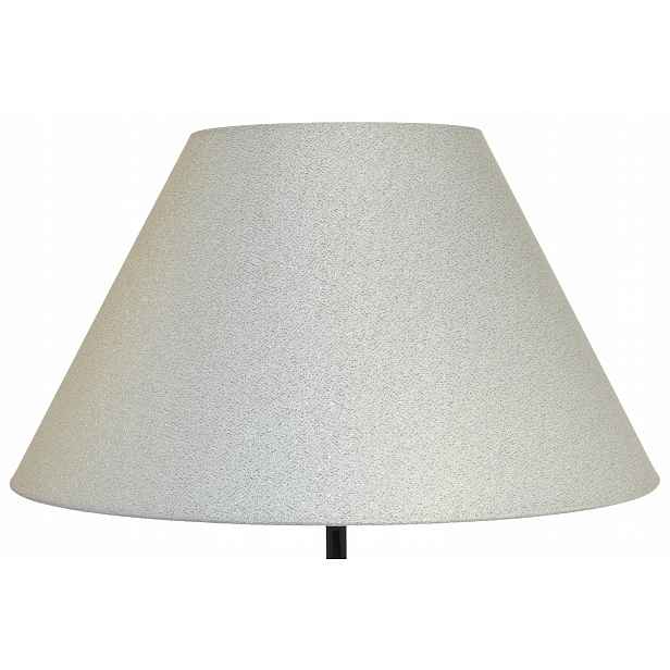 Stínidlo na lampu, kuželové, E27, krémové, stříbrno-zlaté, 25x50, V27 Andria