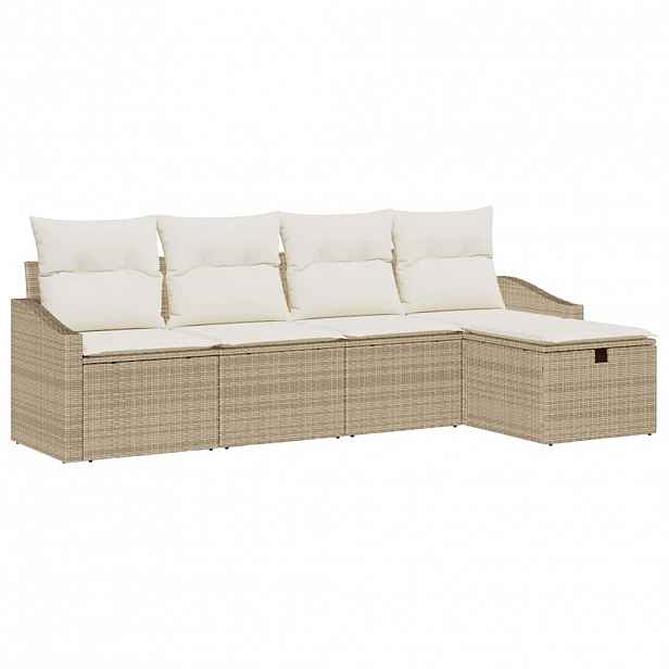 vidaXL Set pohovek 6 ks polyratan