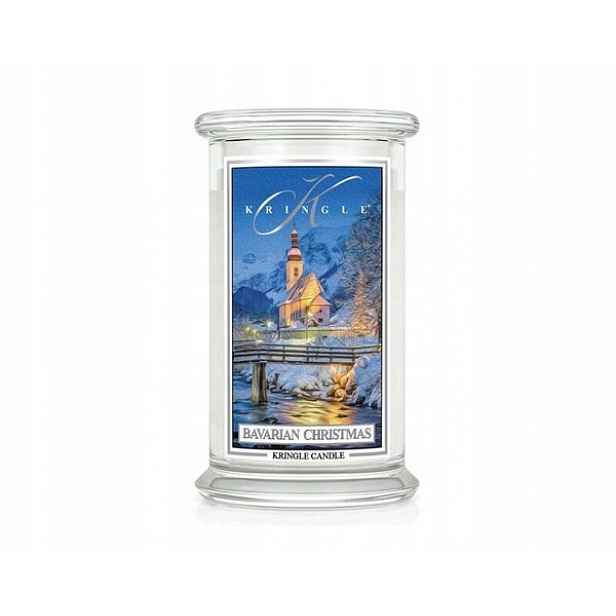 Bavorské Vánoce – Kringle Candle – velká svíčka se dvěma knoty (624 g)
