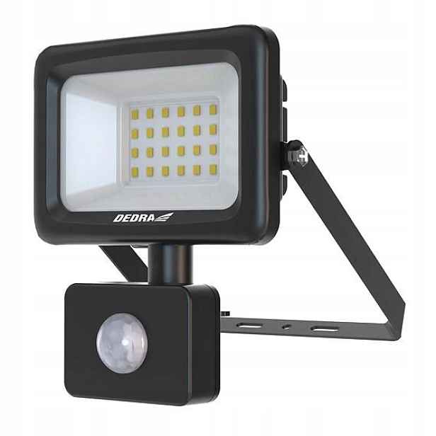 Dedra reflektor Led Smd 20W, 1800lm, nástěnný s detektorem pohybu, Slim, L1