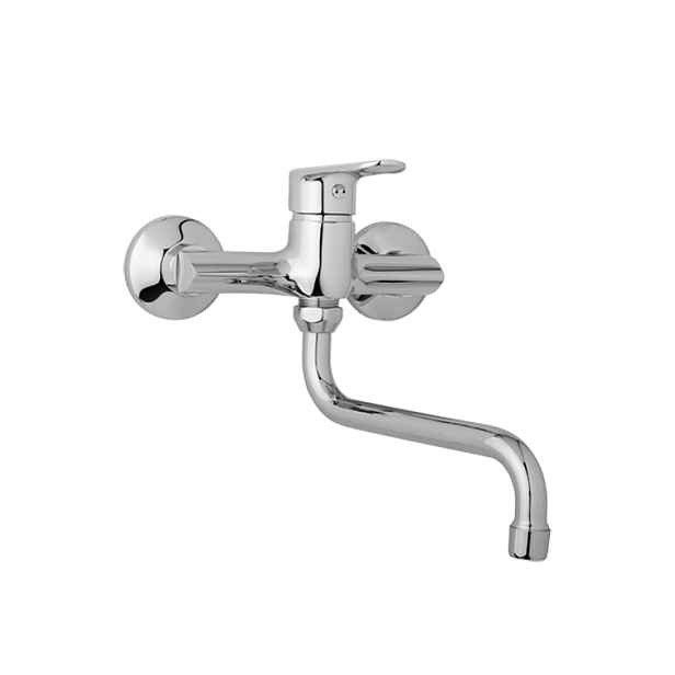 JB Sanitary Finery F10 35 50 - Nástěnná dřezová a umyvadlová baterie 150 mm; trubkové ramínko 300 mm