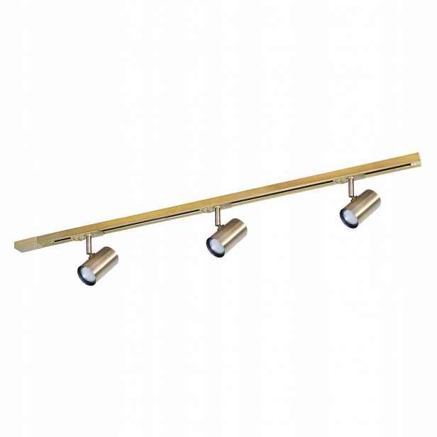 Reflektorová kolejnicová lampa Marvi Tr Jazz 3xGU10 Bronz 100 cm Moderní Italux