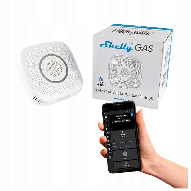 Shelly Gas inteligentní detektor plynu Lpg/cng WiFi alarm 70 dB