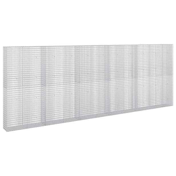vidaXL Gabion s drátem 5 mm a síťkou 5x2,5 cm 550x30x200 cm