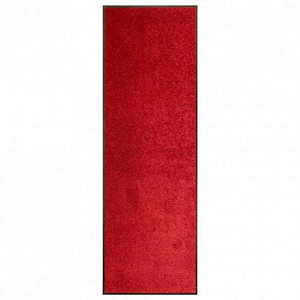 vidaXL Rohožka pratelná červená 60 x 180 cm