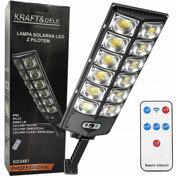 Výkonná Solární Lampa S Pohybovým Senzorem Soumraku, Zahradní Pouliční Ovladač