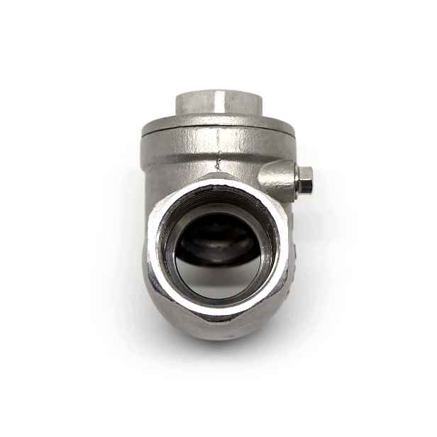 Zpětný klapkový ventil Gw 1 SS316 po 0,1 bar, hydraulický, nerezový
