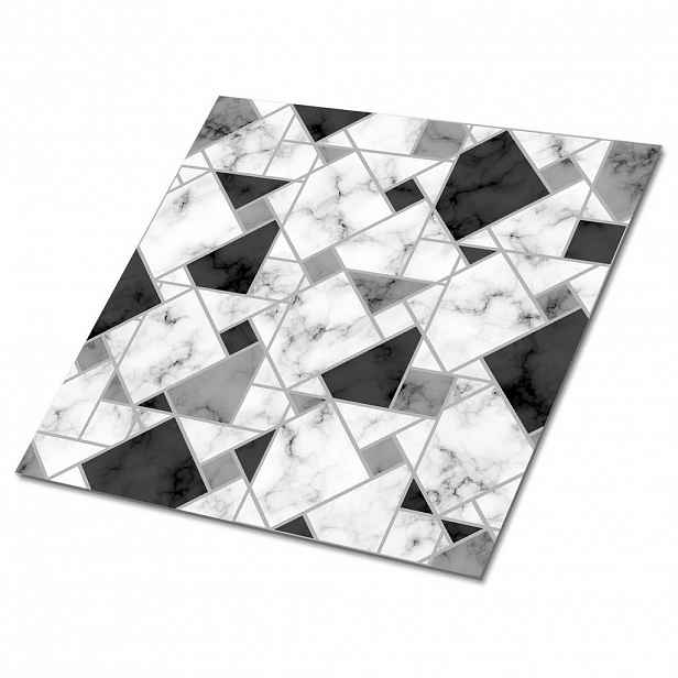 TULUP SAMOLEPICÍ OBKLADY NA STĚNU 9 ks 30x30 cm Geometrické vzory