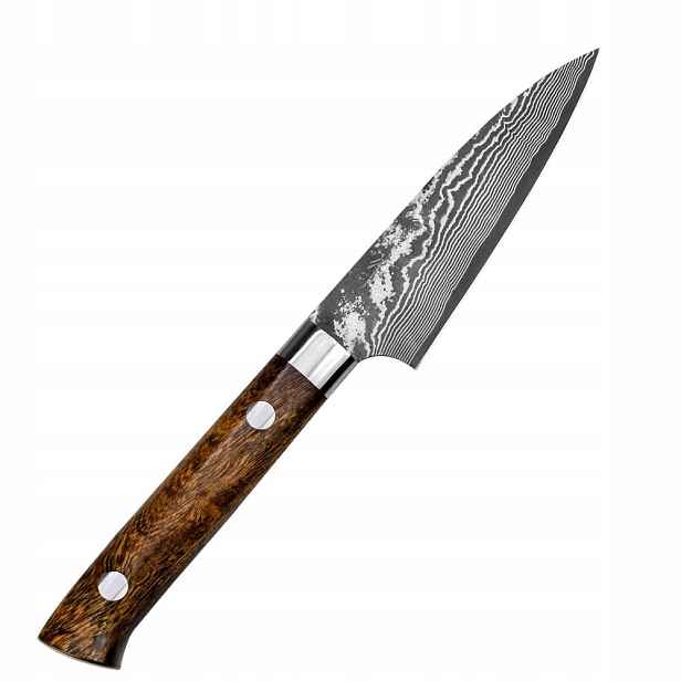 Takeshi Saji Iw Ručně kovaný japonský kuchyňský Nůž na loupání VG-10 9 Cm